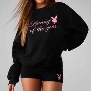 •Bunny of the Year• Oversized Graphic Playboy Sweatshirt